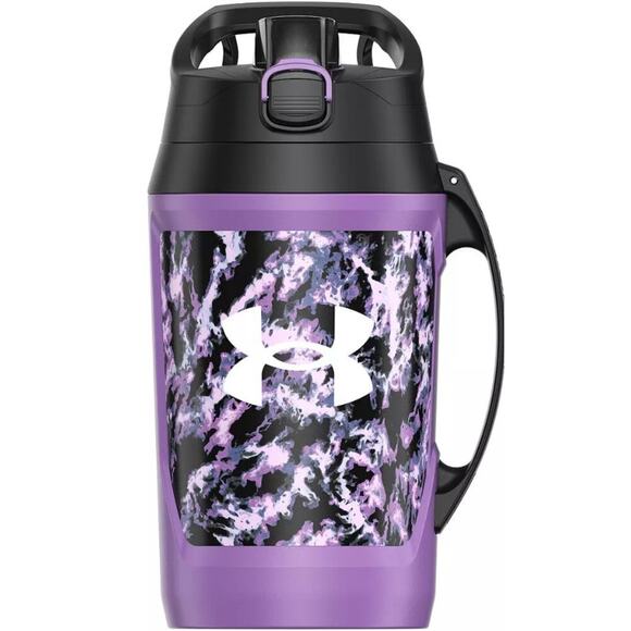 Under Armour Purple Dyed Map Playmaker Jug 64 oz. Water Bottle - Picture 2 of 9